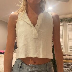 Aerie white athletic tank